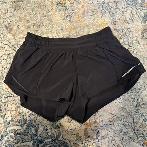 Black Lululemon Hotty Hot shorts, Size: 6, Great condition!